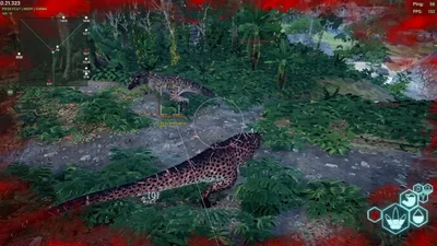The Isle health ESP: health, stamina, and growth gameplay screenshot